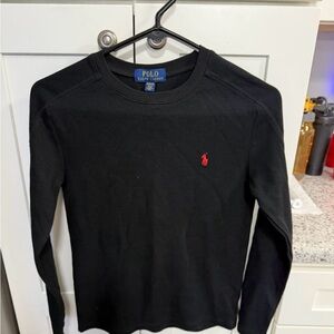 Polo by Ralph Lauren Black Shirt with Red Logo